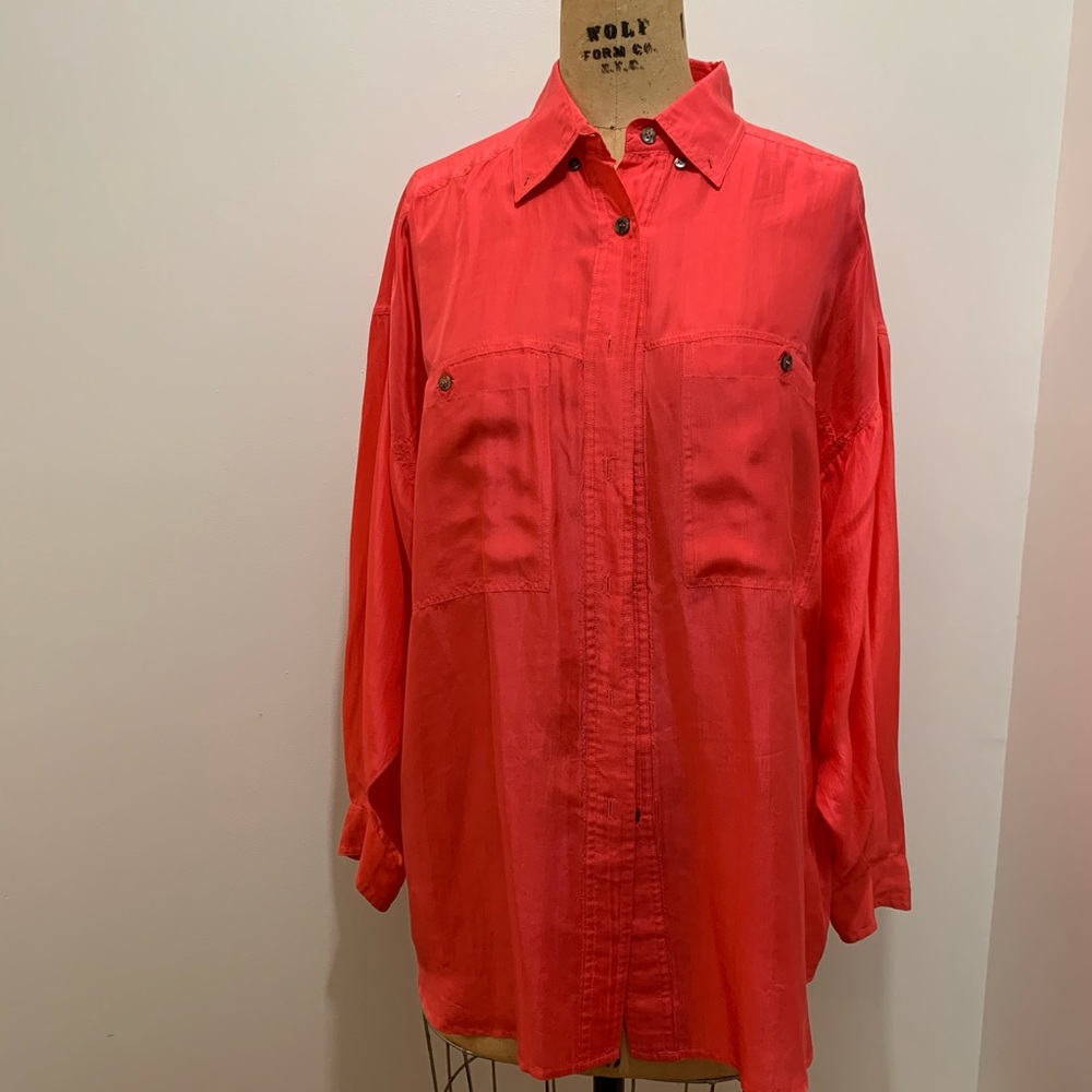 Vintage Express Silk Shirt S